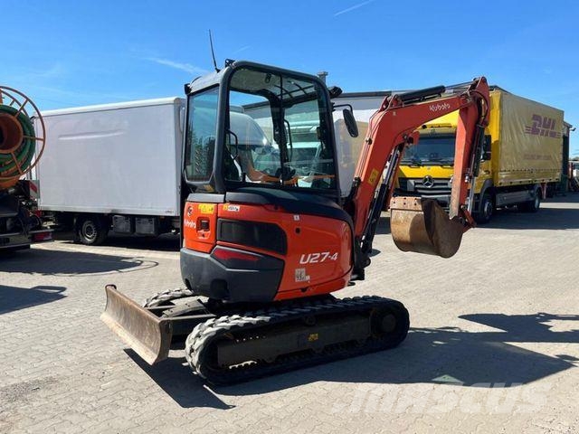 Kubota Minibagger U 27 - 4 Minibagger HI Kurzheck 1928h Mini excavators < 7t (Mini diggers)