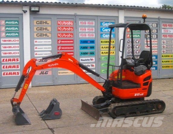Kubota U17-3a * 2x Löffel * * Verstellfahrwerk * Minibagger < 7t