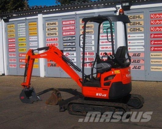 Kubota U17-3a * 2x Löffel * * Verstellfahrwerk * Mini bagri <7t