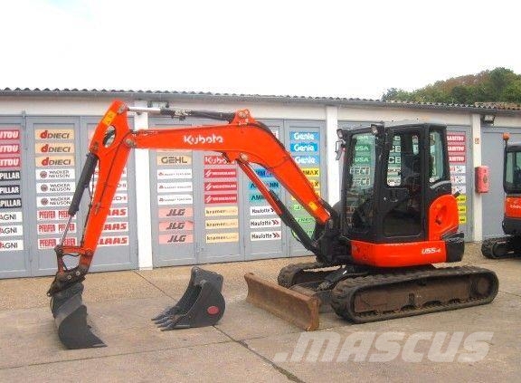 Kubota U55-4 * 2x Löffel * حفارات صغيرة أقل من 7 طن (حفارات صغيرة)