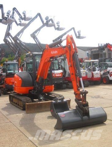 Kubota U55-4 * 2x Löffel * حفارات صغيرة أقل من 7 طن (حفارات صغيرة)