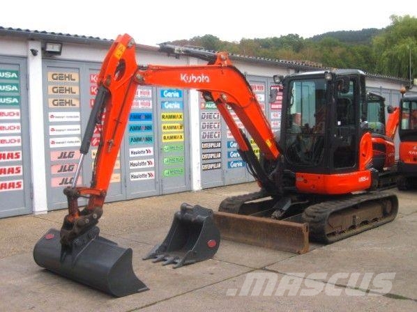 Kubota U55-4 * 2x Löffel * حفارات صغيرة أقل من 7 طن (حفارات صغيرة)