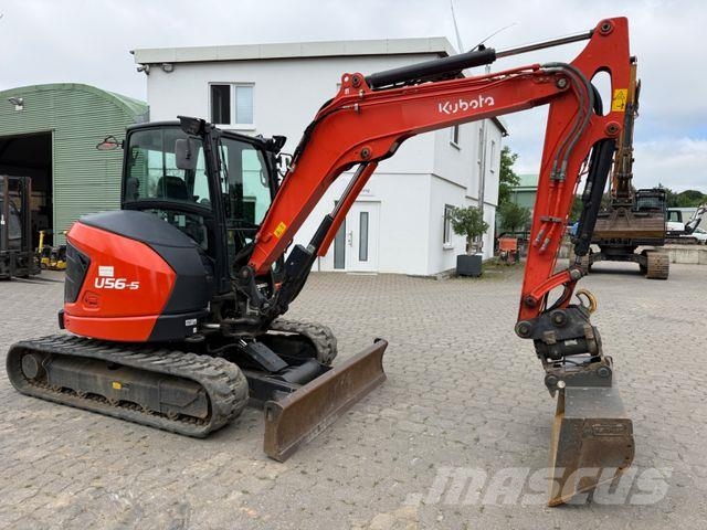 Kubota U56-5, BJ 22, 1650 BH, Powertilt HS03 Klima, GL Mini ekskavatori < 7 t