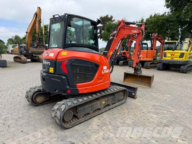 Kubota U56-5, BJ 22, 1650 BH, Powertilt HS03 Klima, GL Mini ekskavatori < 7 t