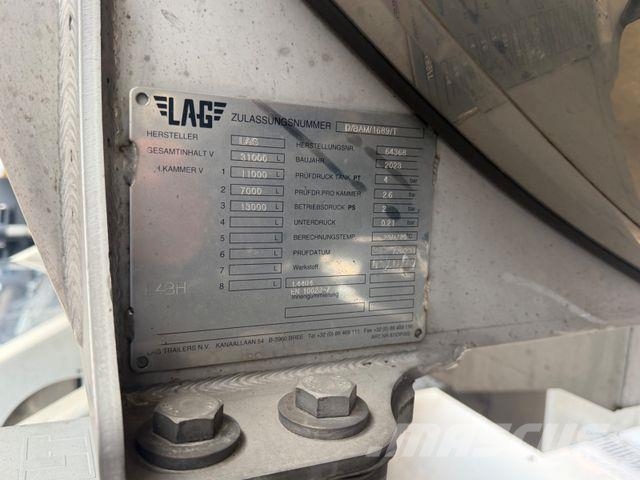 LAG 0-3-ST Lebensmittel/Food Tank, ADR!, 3-Kammer Autocisternas