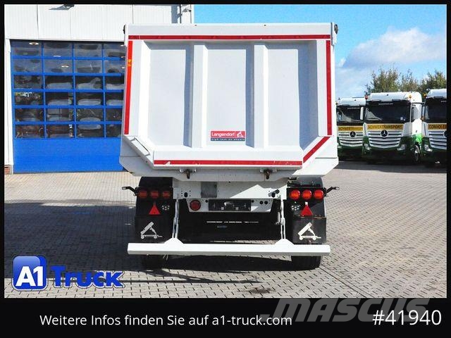 Langendorf SKS-HS, 27m³, Alu, Cramaro Verdeck Polprikolice prekucniki - kiper