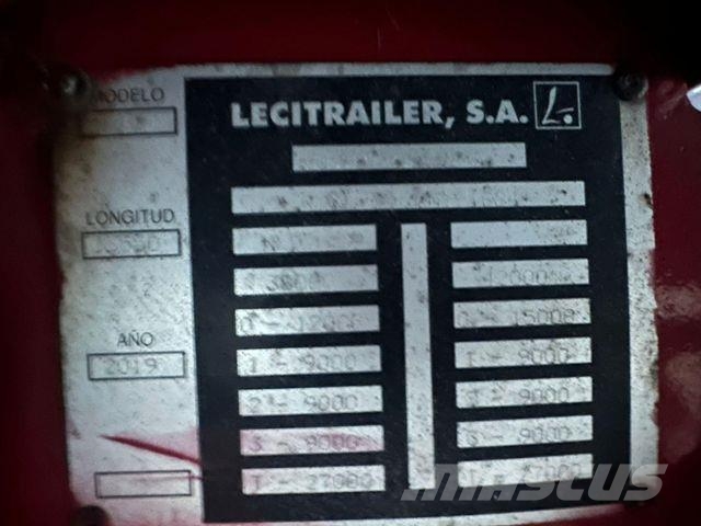 Lecitrailer 3E20 S51 Tieflader 42 000 kg Semi remorque surbaissée