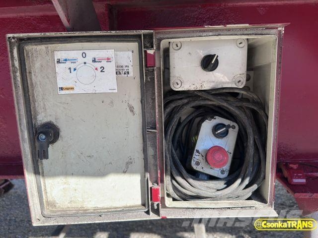 Legras FMA, D34, 63m3, Side Door, Lift Axle Semi-trailer med tip