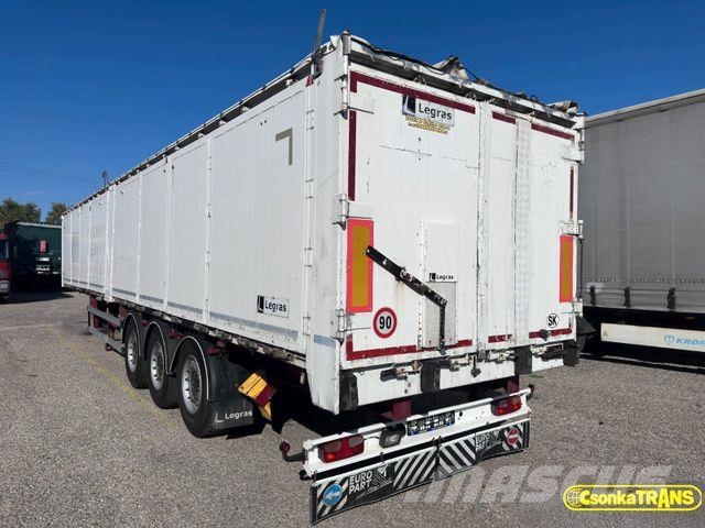 Legras FMA, D34, 63m3, Side Door, Lift Axle Semi-trailer med tip