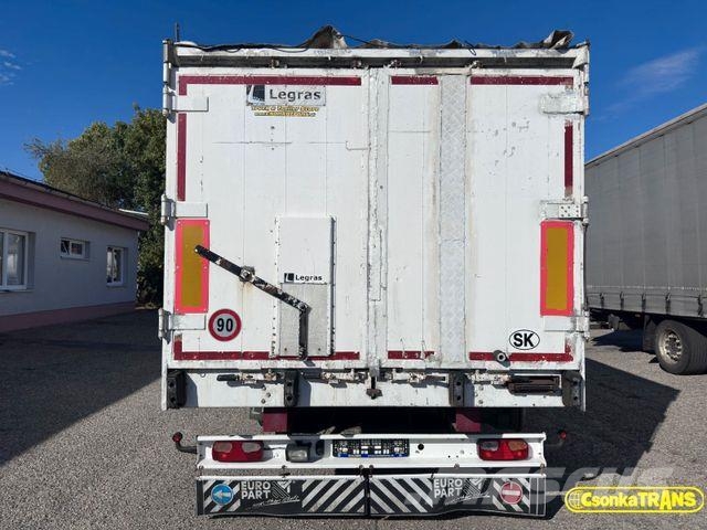 Legras FMA, D34, 63m3, Side Door, Lift Axle Semi-trailer med tip