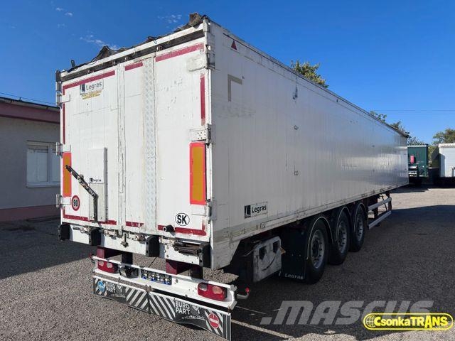 Legras FMA, D34, 63m3, Side Door, Lift Axle Semi-trailer med tip