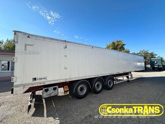 Legras FMA, D34, 63m3, Side Door, Lift Axle Semi-trailer med tip