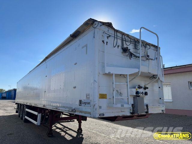 Legras FMA, D34, 63m3, Side Door, Lift Axle Semi-trailer med tip