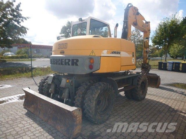 Liebherr A 309 Litr. inkl. SW 33 &amp; Grabenlöffel !!! Pelle sur pneus