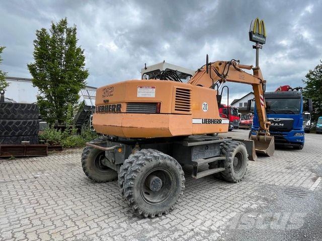 Liebherr A 312 Bagger Deutsch Top Escavadeiras de rodas