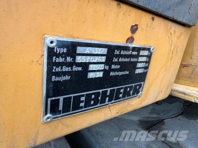 Liebherr A 312 Bagger Deutsch Top Escavadeiras de rodas