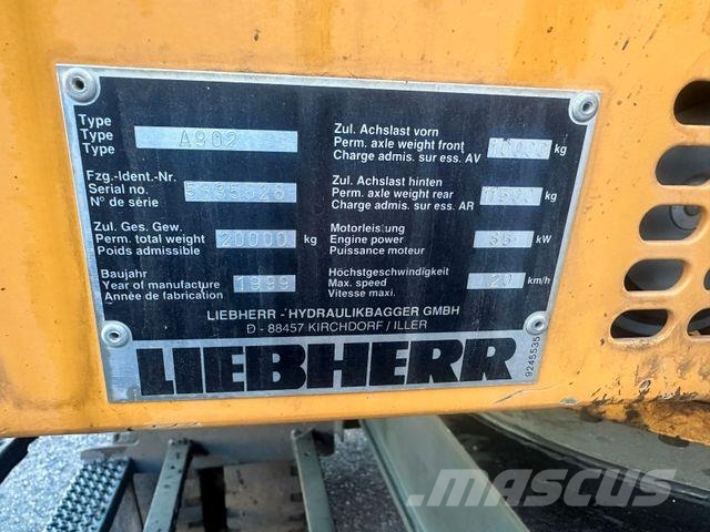 Liebherr A902 HOCHFAHRBARE KABINE ! SCHROTTGREIFER! Mobilbagger