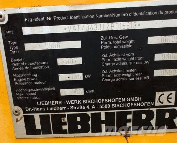 Liebherr L 538 kein 524 542 546 Gumikerekes homlokrakodók