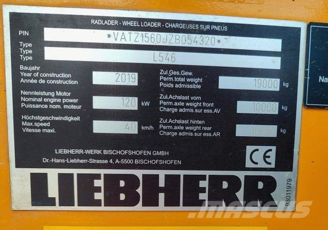 Liebherr L 546 kein 524 526 538 542 550 Tip Top Zustand لوادر بعجل
