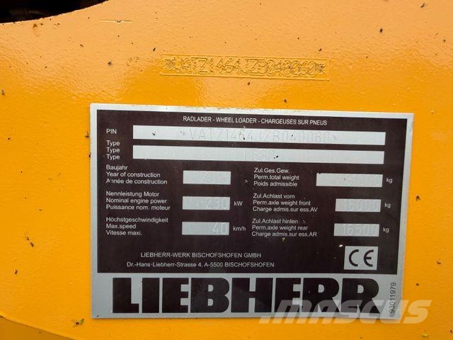 Liebherr L 580 Xpower Joysticklenkung Wielladers