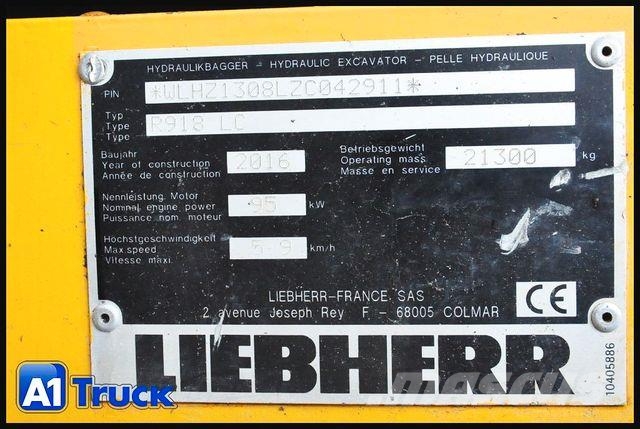 Liebherr R 918 LC Koparki gąsienicowe