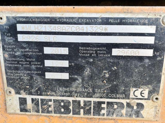 Liebherr R 926 SLC Ketten-/Raupenbagger Verstella.Deutsch Rupsgraafmachines