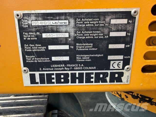 Liebherr R914HDSL Litronic Liebherr R 914 mit Verachtert Raupenbagger