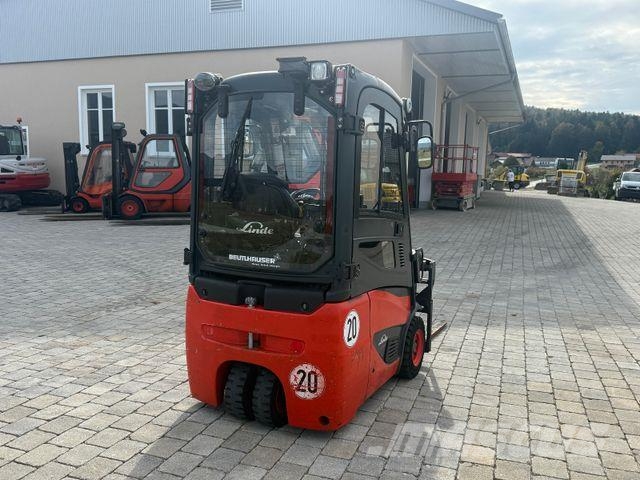 Linde E12-02 Freihub, Zinkenverstellung,Seitenschieber Elektrische heftrucks