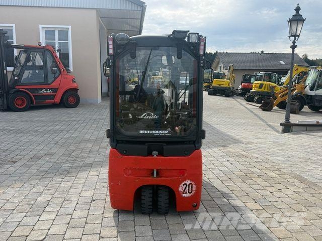 Linde E12-02 Freihub, Zinkenverstellung,Seitenschieber Elektrische heftrucks