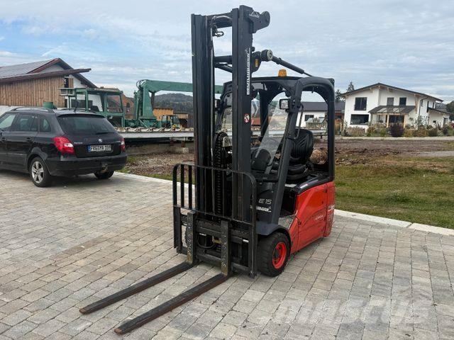 Linde E15-01 Hubhöhe 5,5m, Seitenschieber Elektrostapler