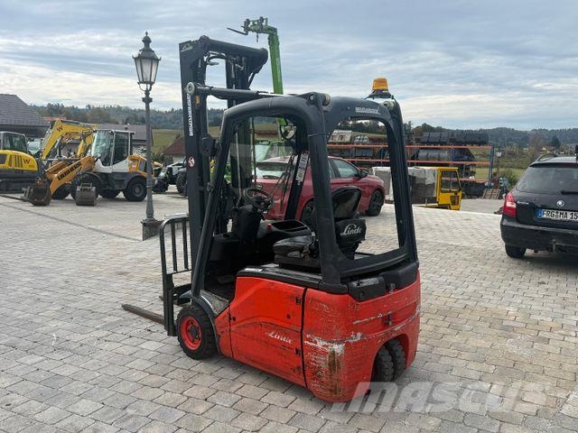 Linde E15-01 Hubhöhe 5,5m, Seitenschieber Elektrostapler