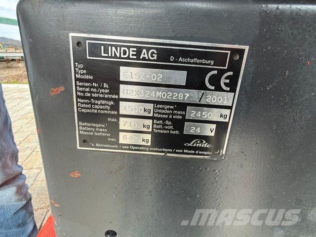 Linde E15-02 Elektrostapler