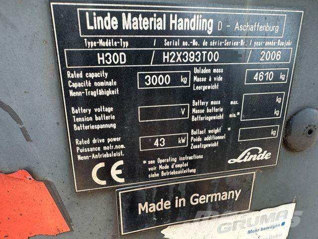 Linde H30D Dízel targoncák