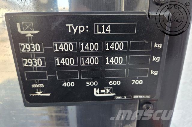 Linde L14 Visoko dizajući komisioni viljuškar