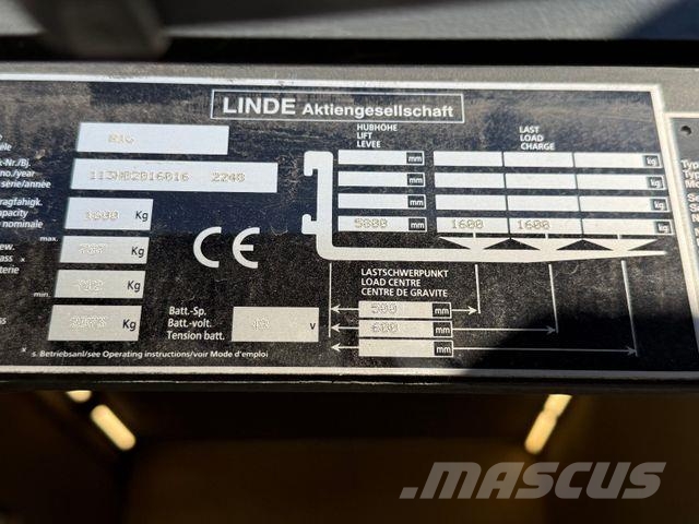 Linde R16 Vierwege-Stapler 사이드로더