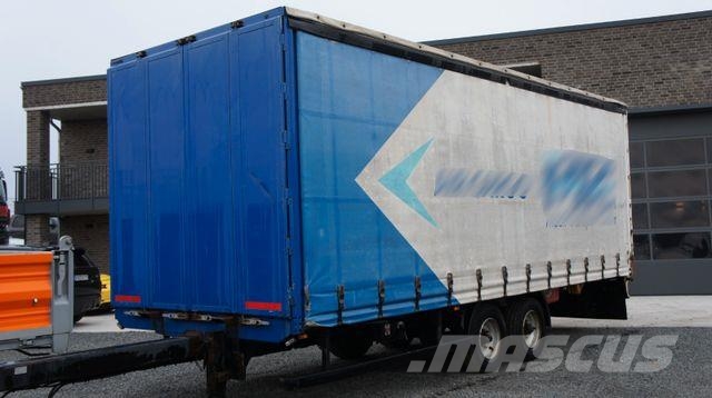 Lück SDAH 10 Anhänger Pritsche + Plane. Tandem Dur 侧帘拖车