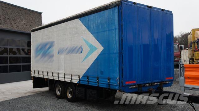 Lück SDAH 10 Anhänger Pritsche + Plane. Tandem Dur 侧帘拖车