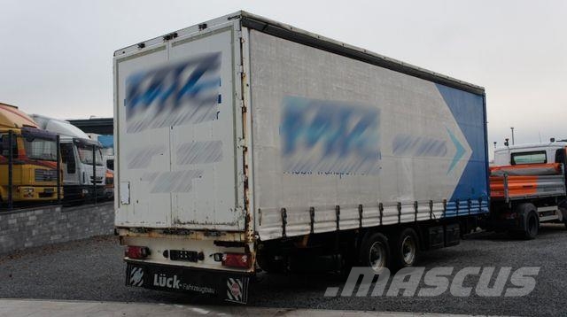 Lück SDAH 10 Anhänger Pritsche + Plane. Tandem Dur 侧帘拖车