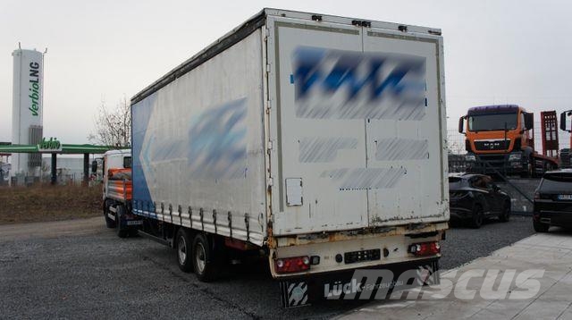 Lück SDAH 10 Anhänger Pritsche + Plane. Tandem Dur 侧帘拖车