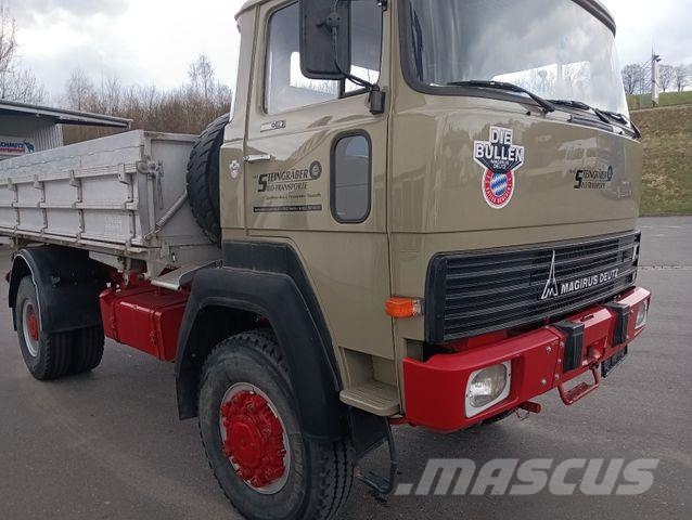 Magirus Deutz 320D19 FA 4x4 Blatt Schalter 3-Seiten Kipper Bañeras basculantes usadas