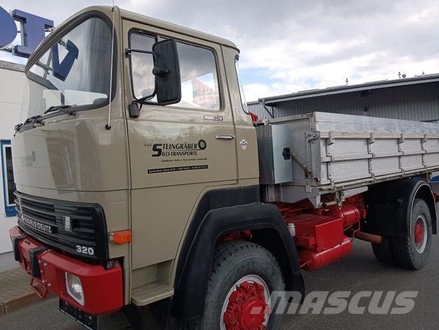Magirus Deutz 320D19 FA 4x4 Blatt Schalter 3-Seiten Kipper Bañeras basculantes usadas