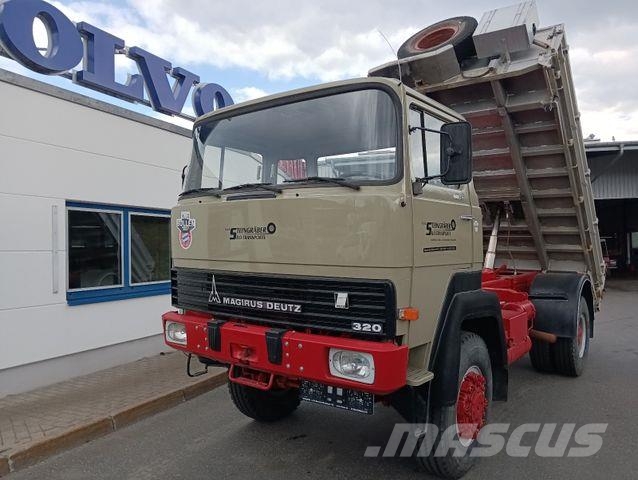 Magirus Deutz 320D19 FA 4x4 Blatt Schalter 3-Seiten Kipper Bañeras basculantes usadas