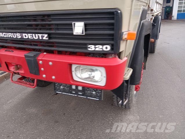 Magirus Deutz 320D19 FA 4x4 Blatt Schalter 3-Seiten Kipper Bañeras basculantes usadas