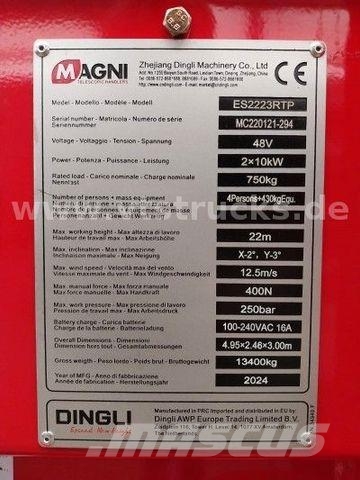Magni ES2223RTP 22m Scherenbühne Megadeck 3x Scheren-Arbeitsbühnen