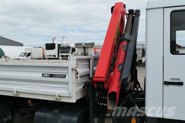 MAN 12.180 LE BB 4x2, DOKA, Palfinger PKG 7001 Camion benne