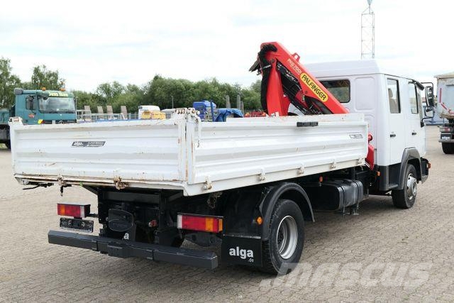 MAN 12.180 LE BB 4x2, DOKA, Palfinger PKG 7001 Camion benne