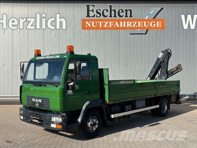 MAN 12.185 LC Tirre Euro 81*Pritsche*Kran*Manuell Tovornjaki s kesonom/platojem