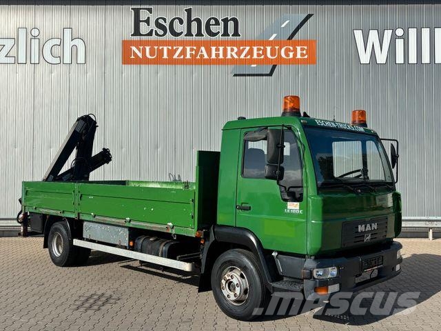 MAN 12.185 LC Tirre Euro 81*Pritsche*Kran*Manuell Tovornjaki s kesonom/platojem