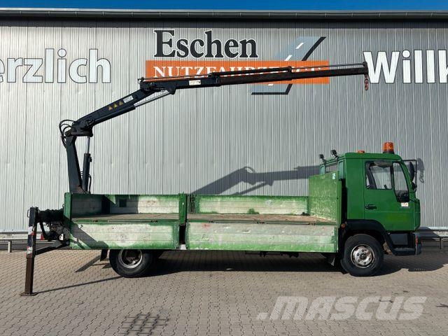 MAN 12.185 LC Tirre Euro 81*Pritsche*Kran*Manuell Tovornjaki s kesonom/platojem