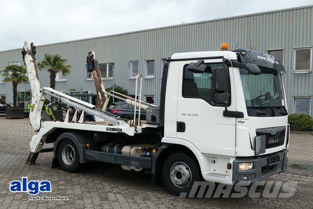 MAN 12.220 TGL 4x2, Meiller AK 10 NT, Luft, AHK, AC Camiones con gancho
